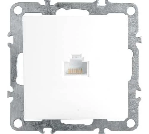 Механизм розетки RJ45 кат.5е UTP Эрна (белый) Stekker PST00-9107-01