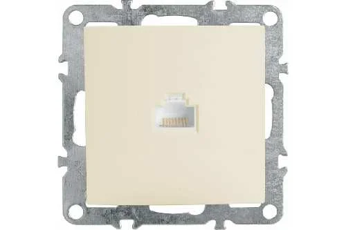 Механизм розетки RJ45 кат.5е UTP Эрна (слоновая кость) Stekker PST00-9107-02