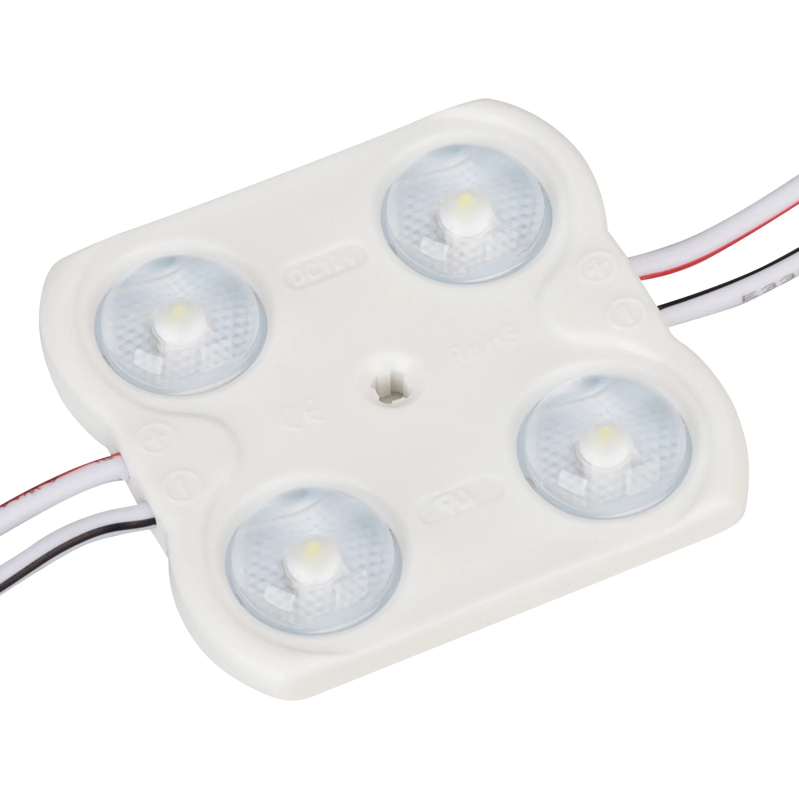 Модуль герметичный CRAFT-2835-4-12V Cool 170deg 45x43mm 1.6W IP65 закрытый