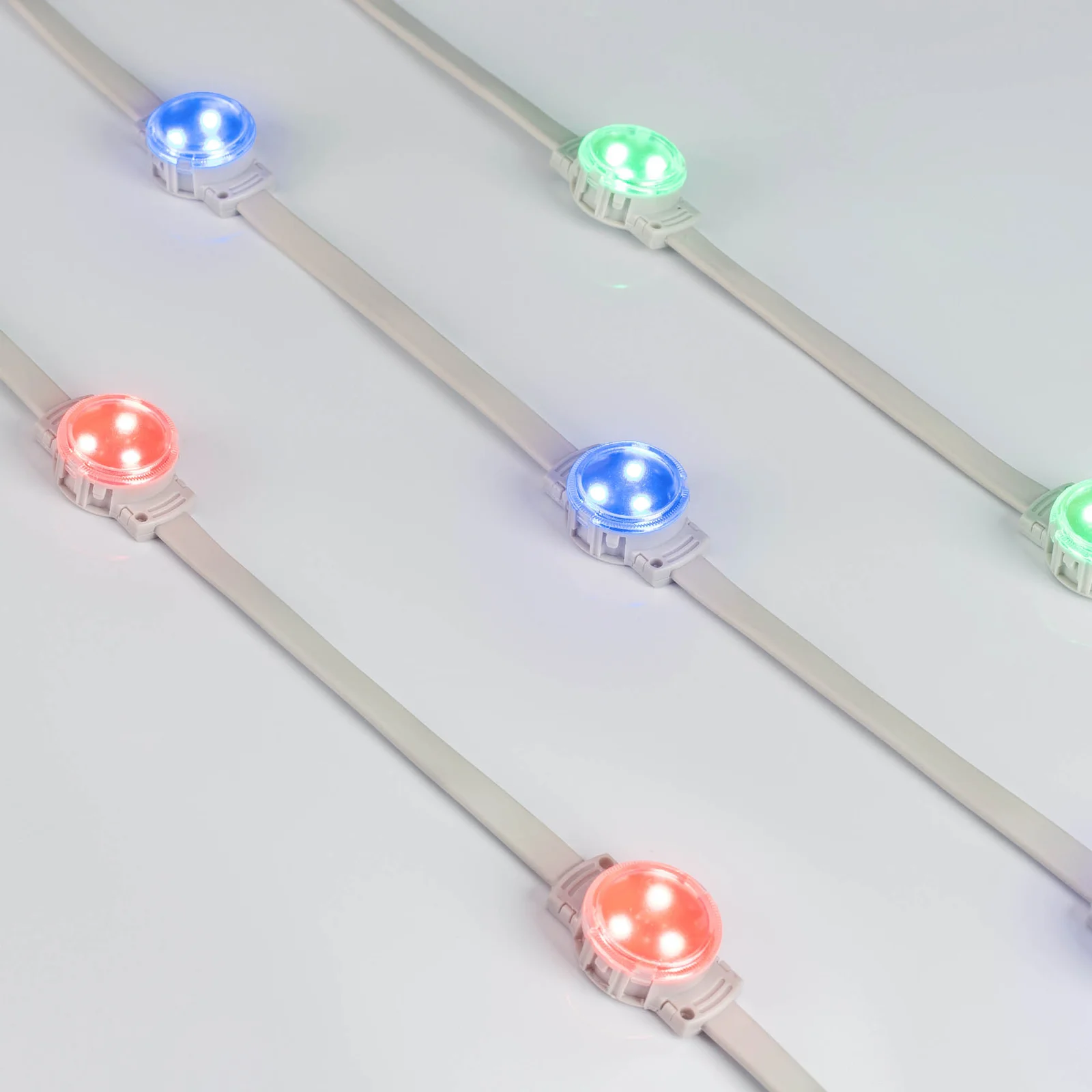 Модуль управляемый SPI-F3-D30 12V RGB-RAM-Auto (0.6W, IP68, 120 deg) (, Пластик, 3 года)