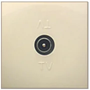 Накладка для механизма TV телевиз. розетка LK60 Ecoplast 865101 бежевый *