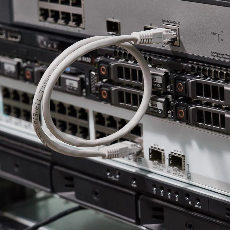 Пaтч-корд U/UTP, категория 5e, RJ45-RJ45, неэкранированный, PVC серый, 0,5м Rexant 18-1001 — фото 5