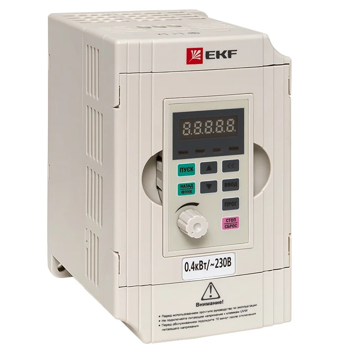 Преобр. частоты 0,4/0,75кВт 1х230В VECTOR-100 EKF