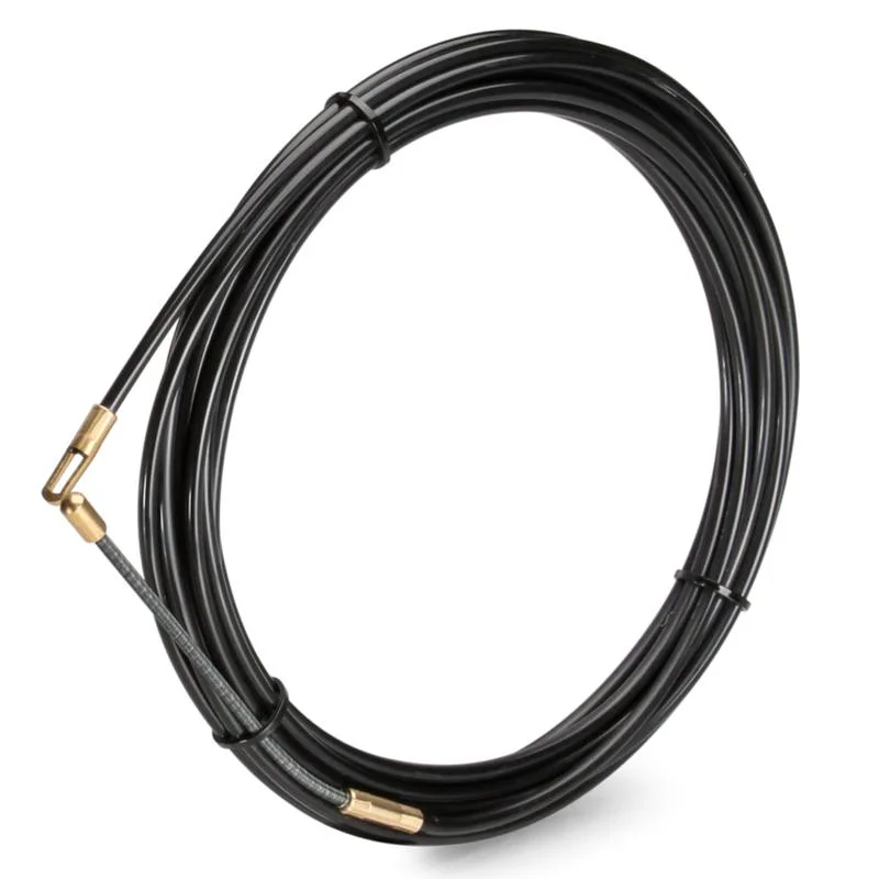 Протяжка для кабеля нейлоновая L5м (d4мм для труб D20-25) Fortisflex 71066 черная СНЯТА С ПР.