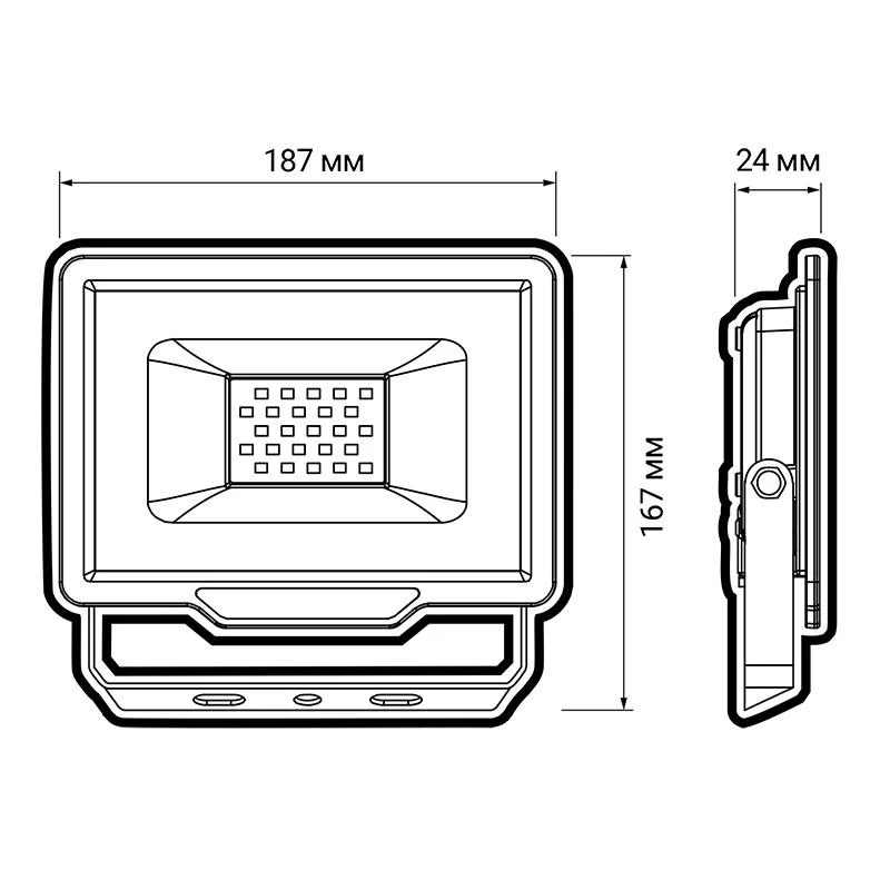 Прожектор светод. PFL- C3 50w 4250Lm 6500K IP65 Jazzway — фото 7