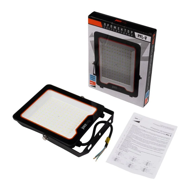 Прожектор светод. PFL- V 100w 6500K 9000Лм (217х244х33) IP65 Jazzway — фото 8