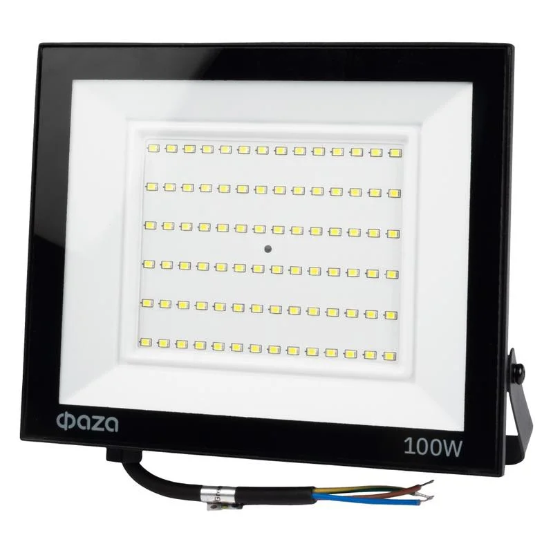 Прожектор светодиодный СДО-20 100w 6500K BL IP65 230V ФАZА (ФАЗА, FAZA)