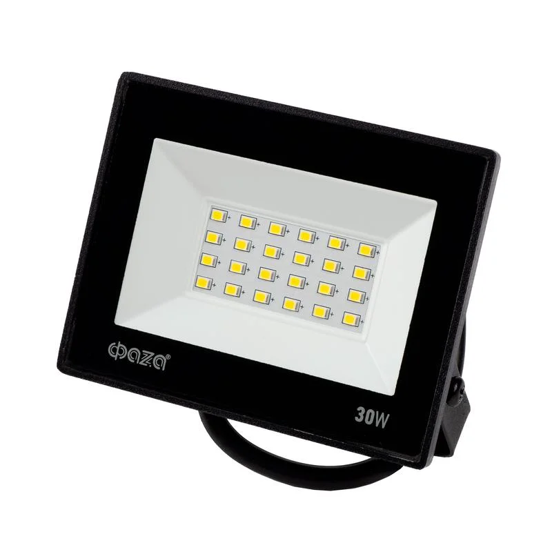 Прожектор светодиодный СДО-20 30w 6500K BL IP65 230V ФАZА (ФАЗА, FAZA)