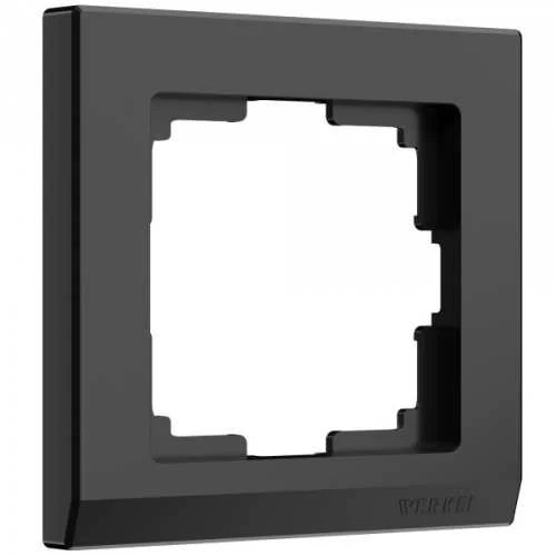 Рамка 1-м Stark (черный) Werkel W0011808