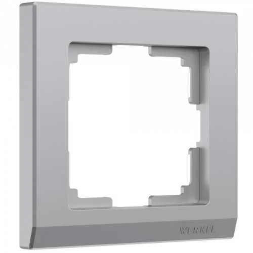 Рамка 1-м Stark (серебро) Werkel W0011806