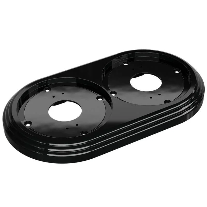 Рамка из пластика 2-м Усадьба (черная) МезонинЪ GE30702-05