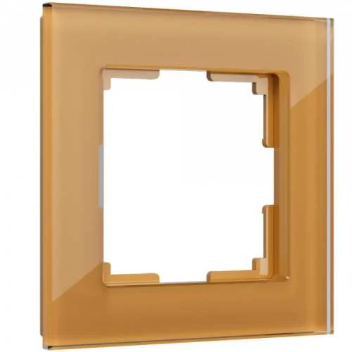 Рамка стекло 1-м Favorit (бронзовый) Werkel a036582 (WL01-Frame-01)