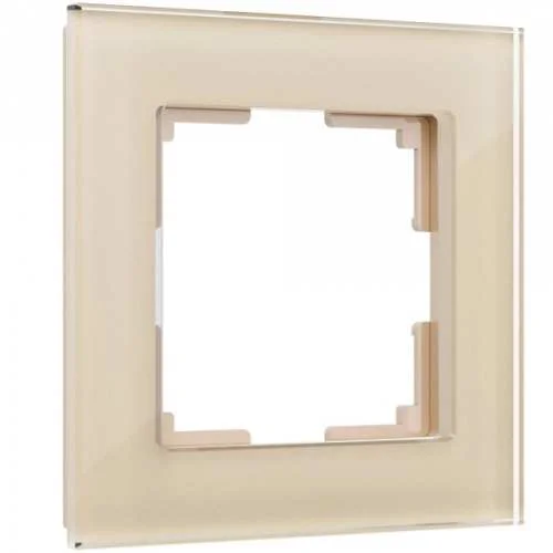 Рамка стекло 1-м Favorit (шампань) Werkel W0011111