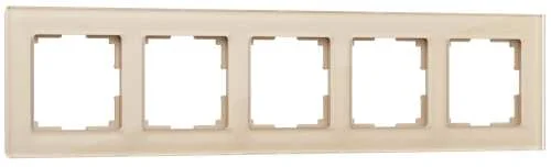 Рамка стекло 5-м Favorit (шампань) Werkel W0051111