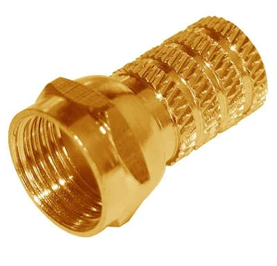 РАЗЪЕМ  F-разъем RG-6 GOLD (Блистер 2шт/уп) REXANT 05-4003-1-02
