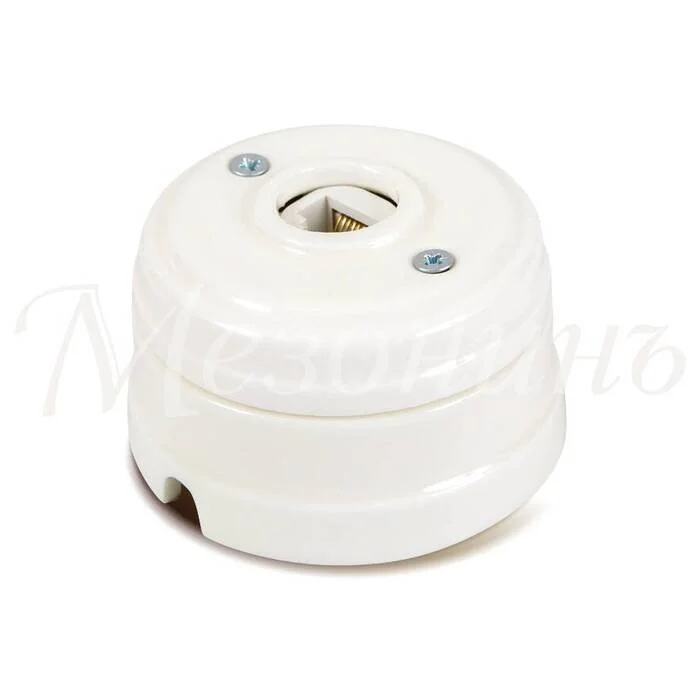 Розетка фарфор RJ45 (комп.) Новая Голландия (белая) МезонинЪ GE70341-01