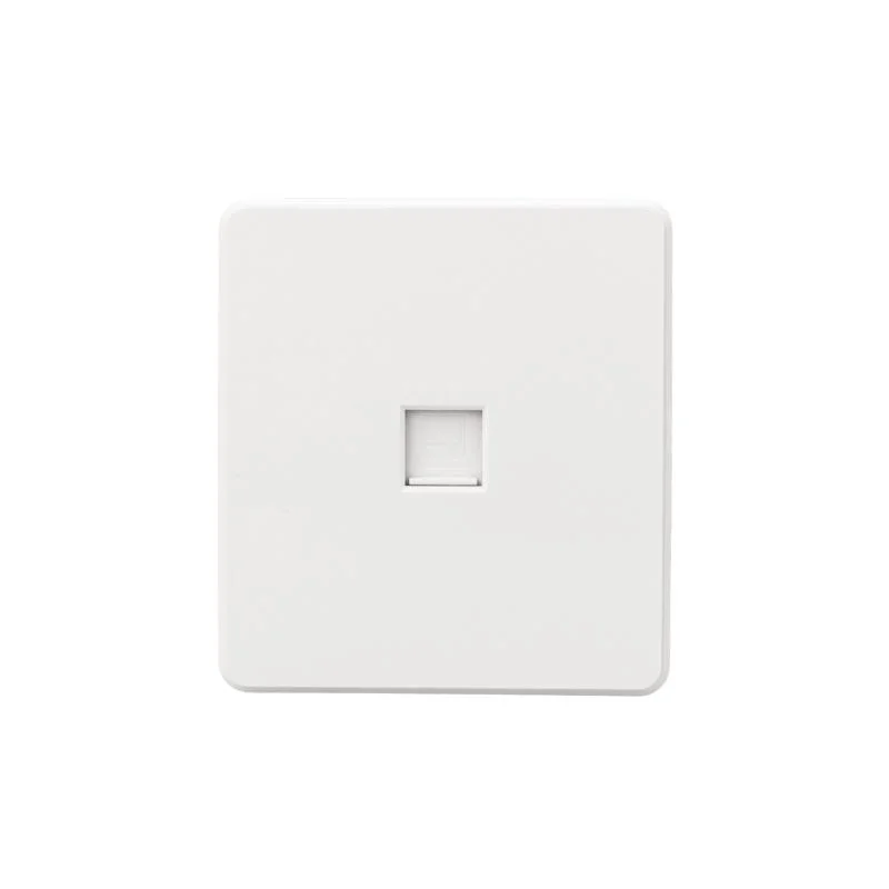 Розетка ROUND компьютерная RJ45 кат6 с/у перламутр KRANZ
