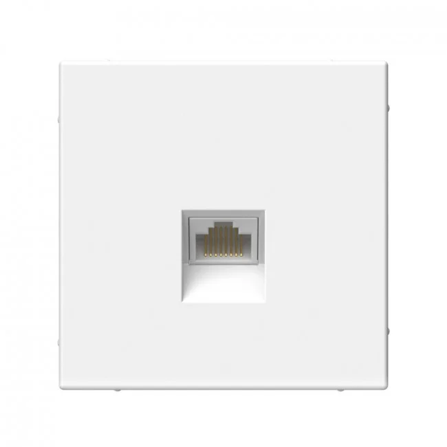 Розетка с/п компьютерная ArtGallery RJ45 кат.5E механизм бел. SE GAL000183