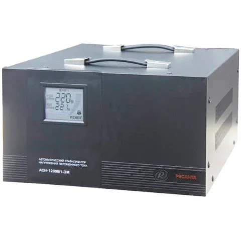 Стабилизатор РЕСАНТА 1ф АСН-12000W/1-ЭМ эл.механ. 63/1/17