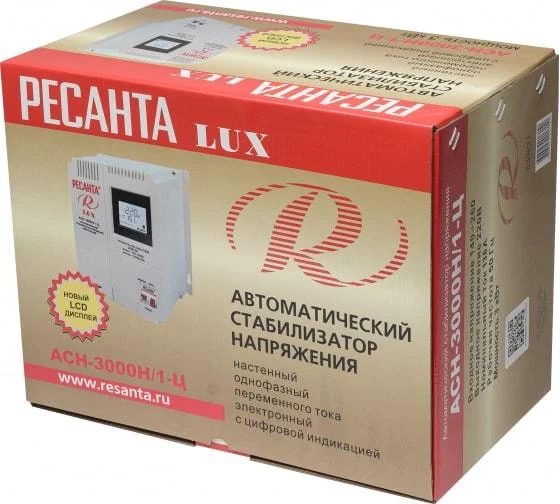 Стабилизатор РЕСАНТА 1ф АСН-3000W Н/1-Ц LUX электронный (реле) навесной 63/6/21 — фото 6
