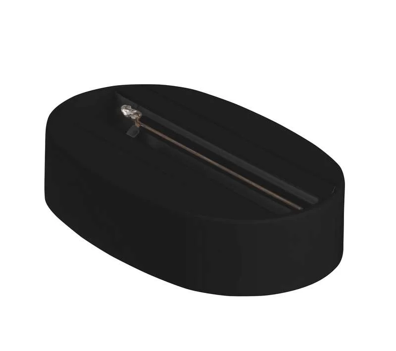Стационарное крепление для трековых светильников (черное) PTR T1-BL JazzWay