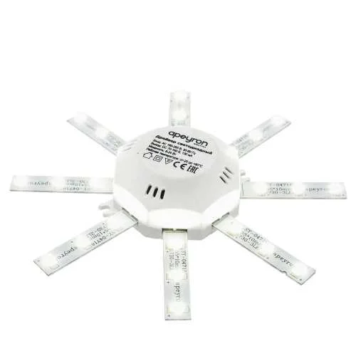 Св-к св/д "Звездочка" 8W(600lm) 3000K 2K круг 140мм IP30 магнит.осн. б/рассеив. ЖКХ APEYRON 12-16