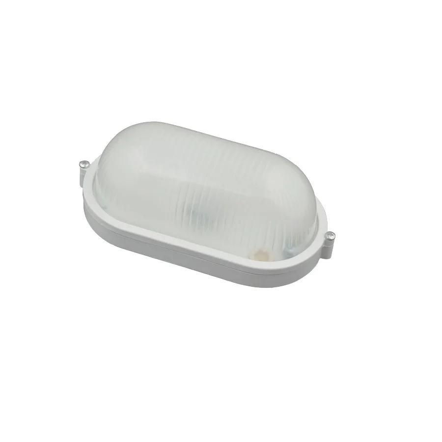 Свет. 1401 (UNIEL) Овал белый UWL-O01 100W/E27 IP54 WHITE (210x106 мм)