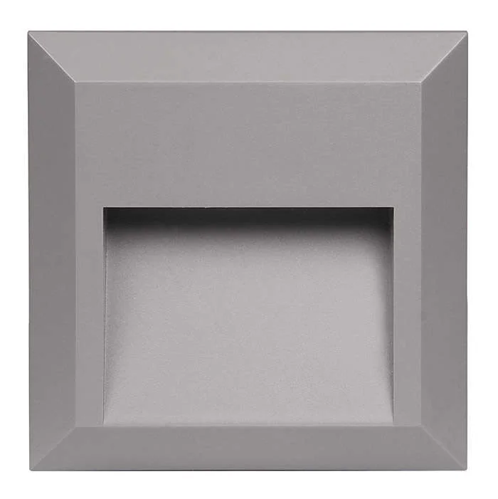 Свет-к встраиваемый PST/W S124124 2w 4000K GREY IP65 фасадный Jazzway