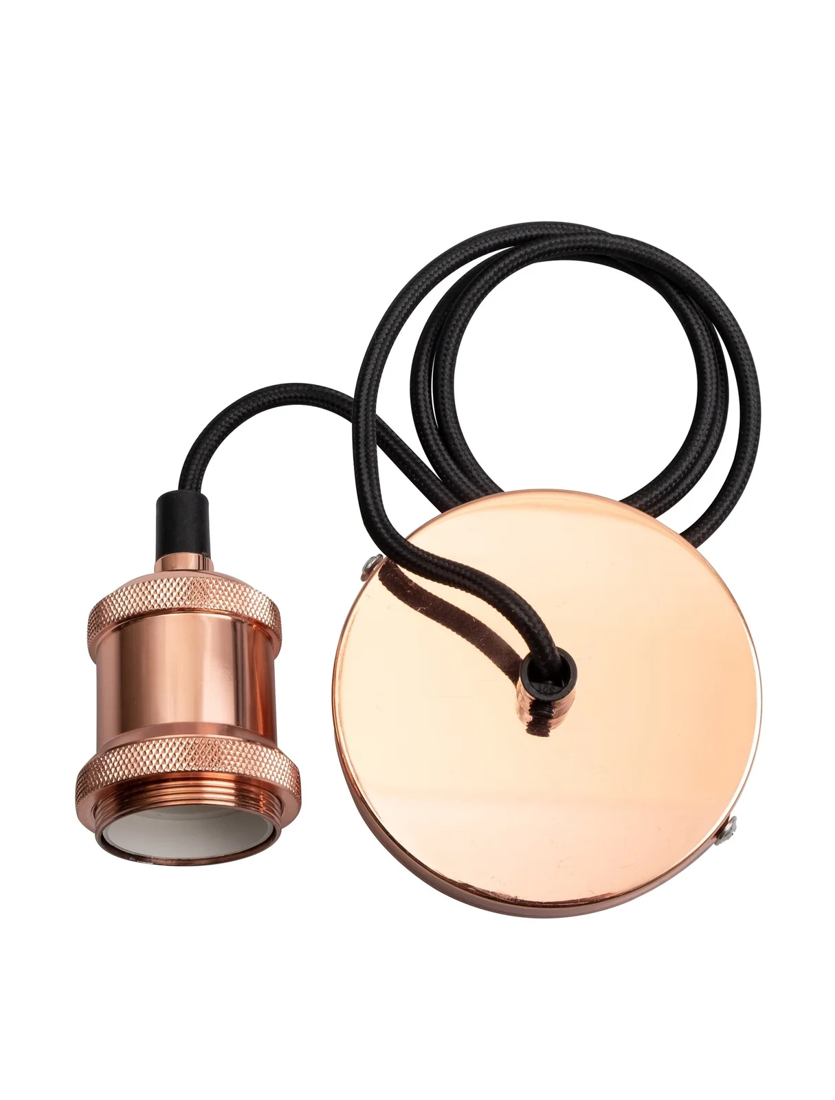 Светильник RETRO патрон с проводом PLC 01 E27 230V/1M Rose gold Jazzway