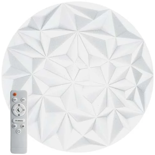 Светильник светодиодный с пультом 90W, Max. 8910Lum, 3000К-6400K, AL7800 Lunar glow Feron 41746