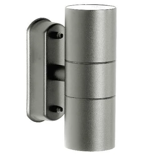 Светильник Techno Бостон настенный садово-парковый DH0704 (серый) 35W GU10 103х60х163мм Feron 11882