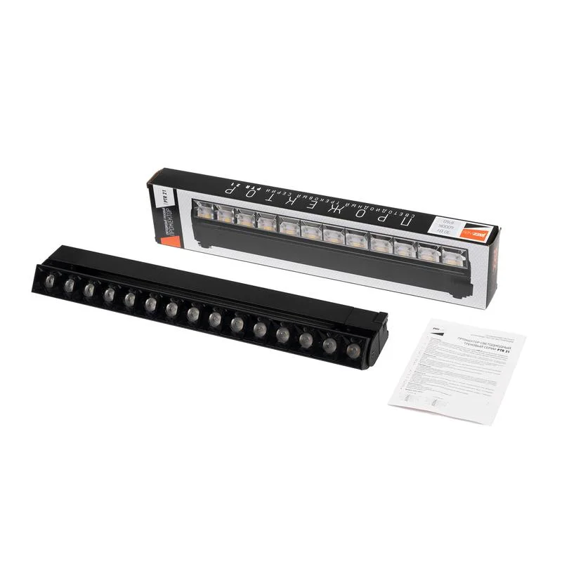 Светильник трековый светодиодный PTR 2130R 30w 4000K 60° BL (чёрный) 400мм IP40 Jazzway — фото 7