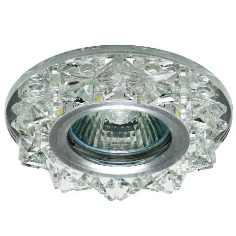 Светильник встраиваемый. AL/CLEAR MR16 35Вт + LED 3Вт IL.0026.0503