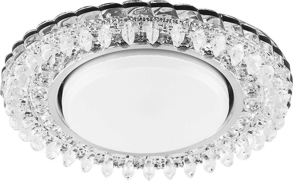 Светильник встраиваемый с led подсветкой 20LED*2835 SMD 4000K, 15W GX53, без лампы, арт. 29541