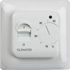 Терморегулятор механический RTC70.26 ClimatIQ BT (3.0 кВт) белый