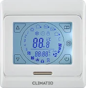 Терморегулятор программируемый ClimatIQ ST (3.0 кВт) сенсорный, белый * снят с произв.
