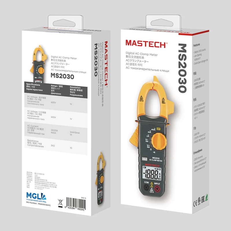 Токовые клещи MS2030 MASTECH 13-1305 — фото 11