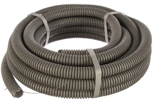 Труба ПВХ гофрированная d25 с зондом 350H-упак. 10м Ecoplast 10125-10B