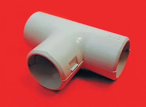 Угол Т-образный труба-труба разборный для труб d16 Ecoplast IP40 41316 (25шт)