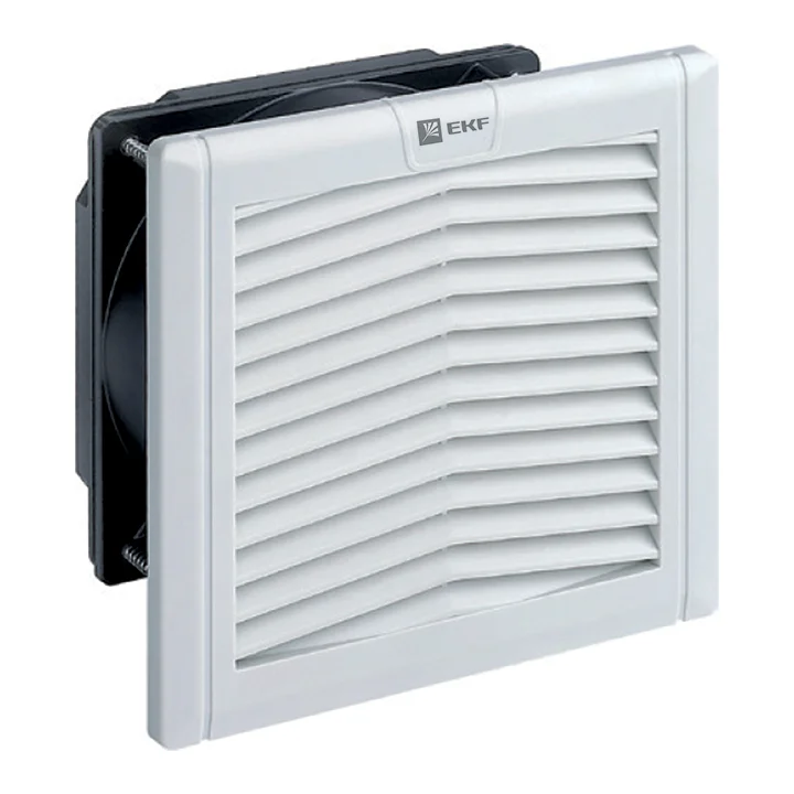 Вентилятор в шкаф управления с фильтром 170 м3/час, 176*176мм EKF FAN170F