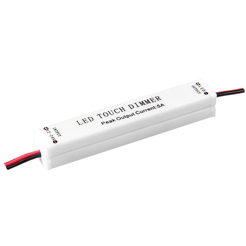 Выключатель-диммер сенсорный для монохр. ленты (от 0% до 100 %) 12 / 24V 48W 4A Jazzway