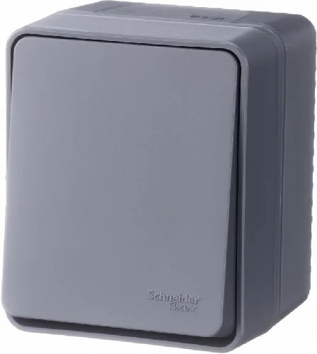 Выключатель о/п 1-кл AtlasDesign Profi54 10А IP54 (антрацит) SchE ATN544011