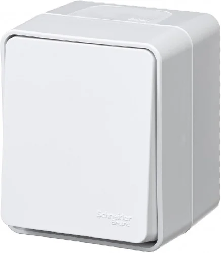 Выключатель о/п 1-кл AtlasDesign Profi54 10А IP54 (белая) SchE ATN540111