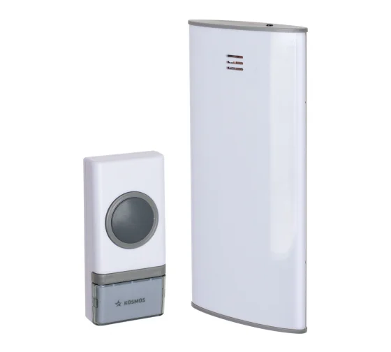 Звонок беспроводной 32М IP30 KOC_AG308 (белый) Космос (действия 150м)